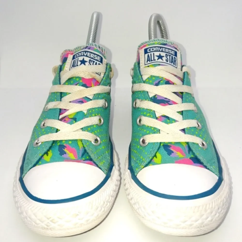 Converse Chuck Taylor All Star Low Ox‎ Fashion Sneakers Juniors Size 2 Green